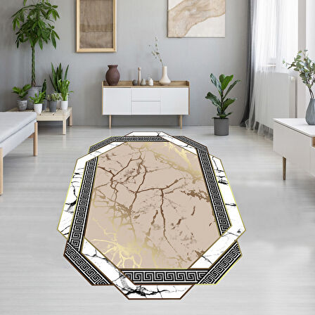 Dijital Baskı Yıkanabilir Kaymaz Taban Salon Halısı Ve Yolluk LNA1910-SD325