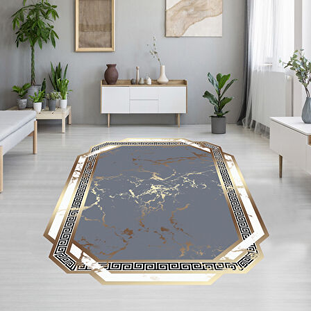 Dijital Baskı Yıkanabilir Kaymaz Taban Salon Halısı Ve Yolluk LNA1914-SM73