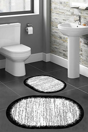 Eliana Home Dijital Baskı 2'li Banyo Paspas Takımı  LNA5-HT511 100x60 ve 60x50 cm