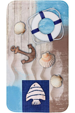Eliana Home Dijital Baskı 2'li Banyo Paspas Takımı  LNA5022 100x60 ve 60x50 cm