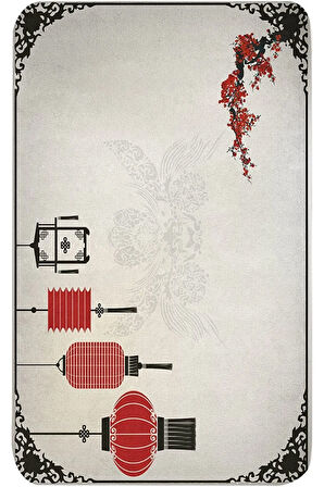 Eliana Home Dijital Baskı 2'li Banyo Paspas Takımı  LNA5081 100x60 ve 60x50 cm