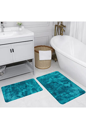 Eliana Home Dijital Baskı 2'li Banyo Paspas Takımı  LNA5194 100x60 ve 60x50 cm
