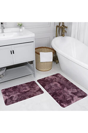 Eliana Home Dijital Baskı 2'li Banyo Paspas Takımı  LNA5195 100x60 ve 60x50 cm