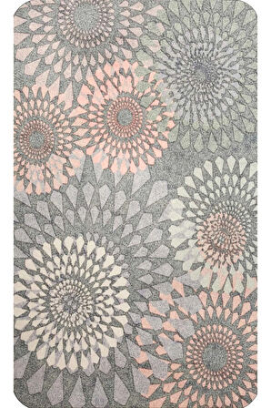 Eliana Home Dijital Baskı 2'li Banyo Paspas Takımı  LNA5201 100x60 ve 60x50 cm