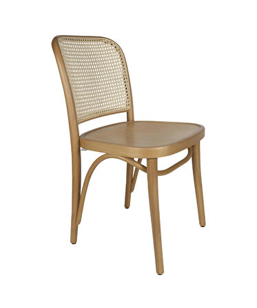 Linda Hasırlı Ahşap Sandalye