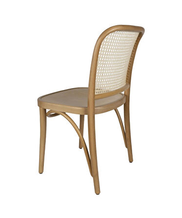 Linda Hasırlı Ahşap Sandalye