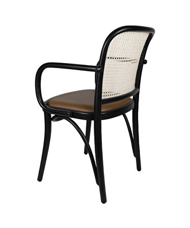 Linda Kollu Hasırlı Sandalye