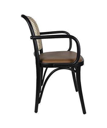 Linda Kollu Hasırlı Sandalye