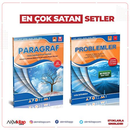 Apotemi Paragraf ve Problemler 2 Kitap Set