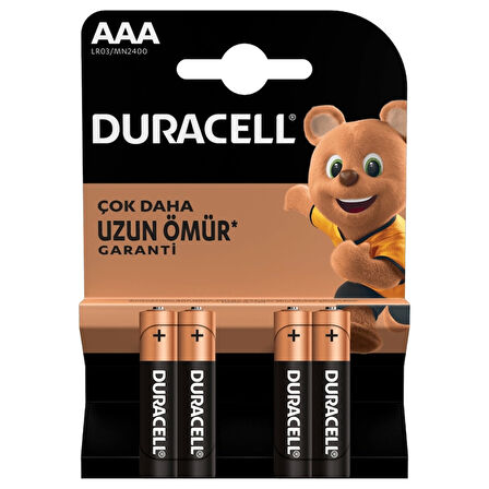 LENAY  Duracell Aaa İnce Pil 4'lü