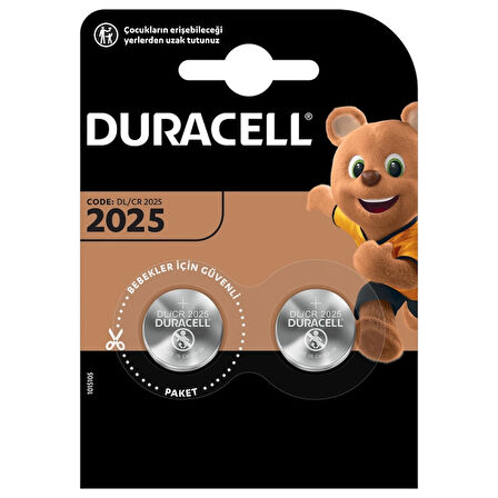 LENAY  Duracell Cr2025 Lıthıum 3v Pil 2li