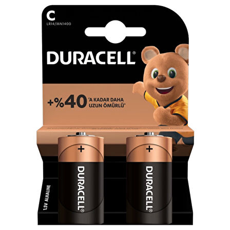 LENAY  Duracell C Orta Pil 2'li