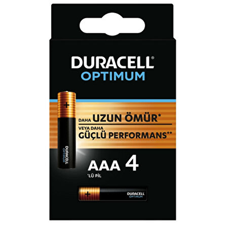 LENAY  Duracell Optımum Aaa İnce Pil 4lü