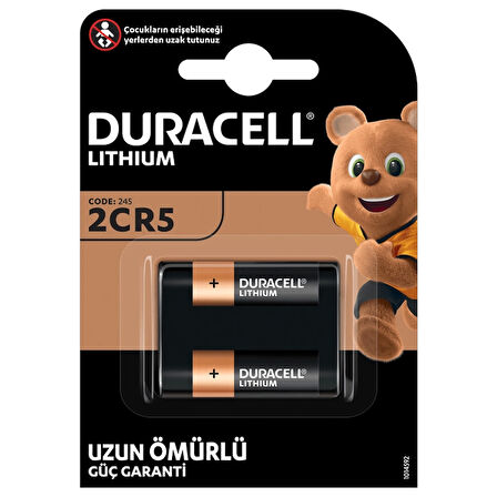 LENAY  Duracell 2cr5/dl245 6v Lıthıum Pil 1'li