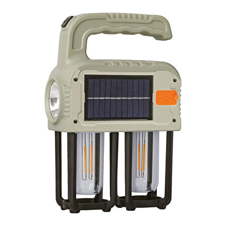 LENAY  Panther Pt-6219 Usb Şarjlı Solar El Feneri