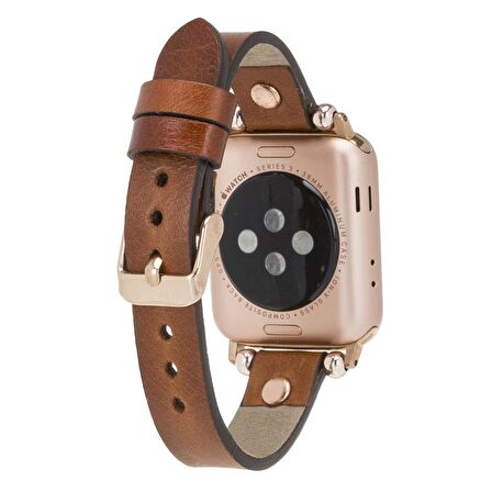 Bouletta Apple Watch Uyumlu Deri Kordon 42-44-45mm RG RST2EF