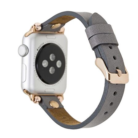 Bouletta Apple Watch Uyumlu Deri Kordon Ferro 38-40-41mm RT RST9