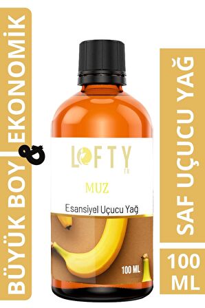 Muz Uçucu Yağ Buhurdanlık Esansı Oda Kokusu Uçucu Esansiyel Yağ Buhur Yağı 100ML