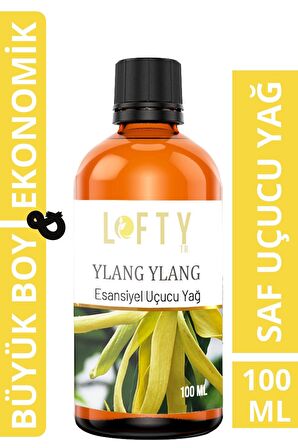 Ylang Ylang Uçucu Yağ Buhurdanlık Esansı Oda Kokusu Uçucu Esansiyel Yağ Buhur Yağı 100ML