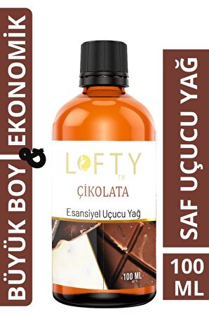 Çikolata Uçucu Yağ Buhurdanlık Esansı Oda Kokusu Uçucu Esansiyel Yağ Buhur Yağı 100ML