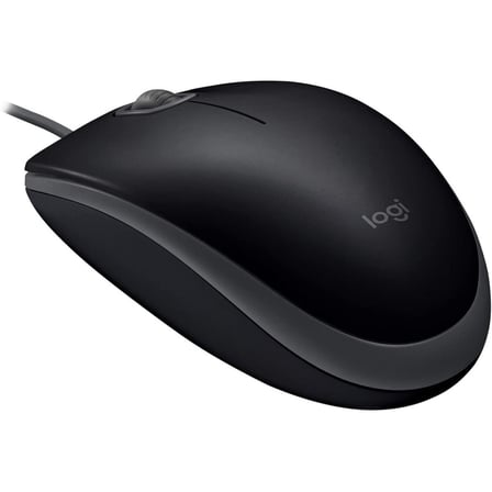 LOGITECH 910-005508, B110 Siyah, USB Kablolu, 1000dpi, Optik, 3 Tuşlu, Mouse