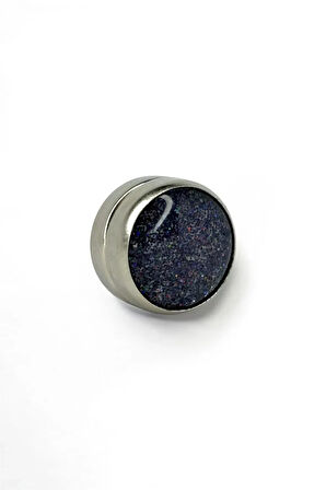 Eşarp Ve Şal Mıknatısı Simli Mor - Başörtü Tutucu Kadın Tesettür Aksesuar Mıknatıs