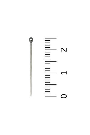 Toplu İğne Gümüş Gri 100 Adet - Eşarp Ve Şal İğnesi Çok Amaçlı Nişan Düğün Sünnet Takı İğnesi