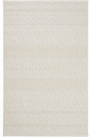 Seyran Halı Loopy 620 Krem Kolay Temizlenen Dekoratif Sisal Jüt Halı