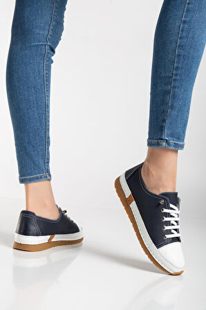 Suins Lorry Hakiki Deri Yumuşak Kadın Günlük Spor Ayakkabı Sneaker