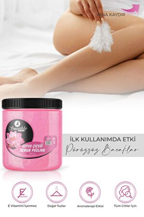 Lotus Çiçeği Özlü Canlandırıcı & Yumuşatıcı El Ayak Ve Vücut Bakım Peelingi 800gr