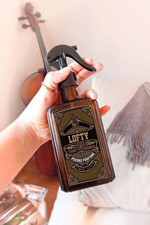 Pudra Cam Şişe Oda ve Çamaşır Spreyi Vegan İçerik / Oda Parfümü / Oda Kokusu Lüx / Poudre Perfume