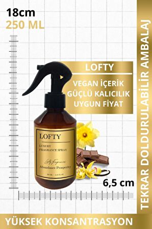 Abundance Prosperity Oda ve Çamaşır Spreyi Oda Parfümü,Oda Kokusu,Koku Giderici Bolluk Bereket 250ML
