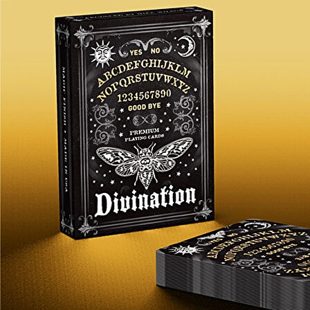 Legends Playing Cards Divination Black Premium Oyun Kağıdı Koleksiyonluk iskambil Kartları Destesi
