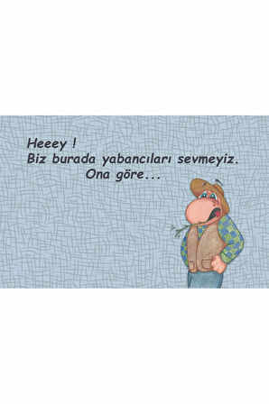 Kovboy Kapı Önü Paspas LoveBug-T