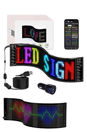 Kumandalı Kayar Yazı LED Panel