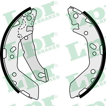 LPR 08480 Arka Fren Balatası Pabuç Kampana Geniş Tip Hyundai Hyundai Accent 1.3 1.5 1.6 2000-2005 Excel 1990-1993 583051AA00