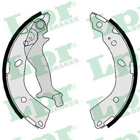 LPR 08760 Arka Fren Balatası Kampana Tip Pabuç Hyundai Getz 2002- 583050XA00