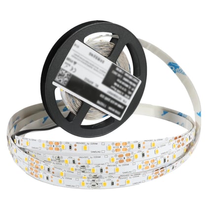 Ledronics Premium 12V Nano Hybrid Şerit LED - Dış Mekan IP65 Su Geçirmez, 6W/Mt 8mm 60 LED, 3000K Gün Işığı - 10 Metre (2x5 Metre)