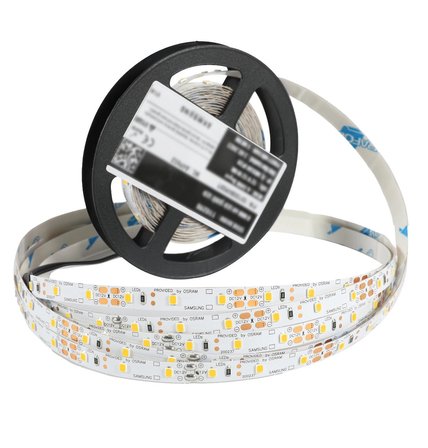 Ledronics Premium 12V Nano Hybrid Şerit LED - Dış Mekan IP65 Su Geçirmez, 6W/Mt 8mm 60 LED, 3000K Gün Işığı - 20 M (4x5 Metre)