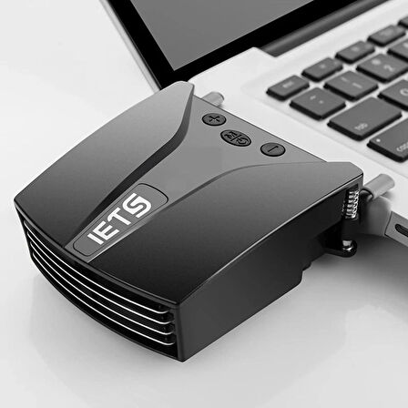 Yüksek Performanslı Laptop Soğutucu IETS GT202 Vakumlu Fan Dijital Gösterge Maksimum Soğutma