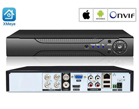  4 Kanal 5MP  Ahd Dvr Xmeye Kayıt Cihazı