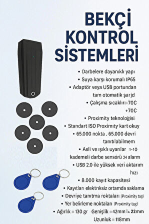 Bekçi Kontrol Sistemleri Devriye Tur Seti