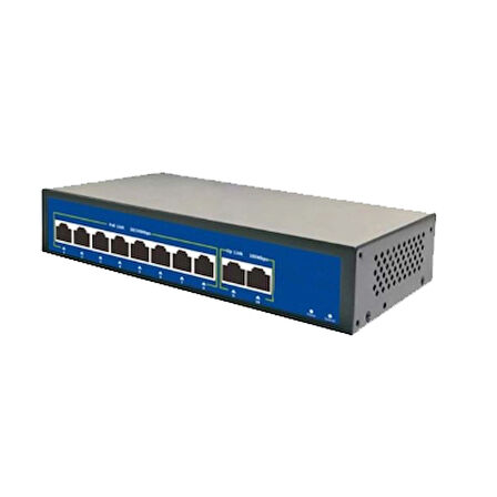 8 Port 10/100/1000MBPS 8+2 Gigabit Poe Switch