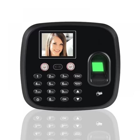 Wifi Kablosuz Kartlı Yüz Okuma-Parmak izi Personel Takip Cihazı-Web giriş Çıkış Yazılımı -(10 KART DAHİL)