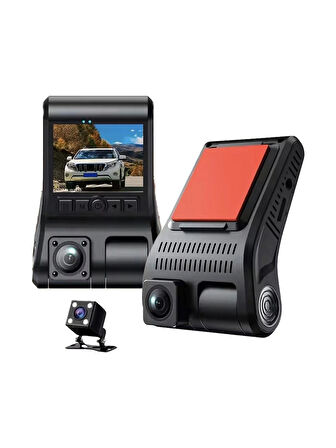 1080P Full Hd 3 Kameralı Hafıza Kartına Kayıtlı Hareket Algılamalı Araç Kamerası