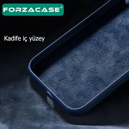 Forzacase Xiaomi Poco X7 Pro Liquid İçi Kadife Lansman Silikon Kılıf + Temperli Cam Ekran Koruyucu