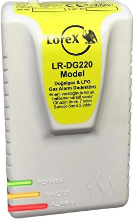 LOREX LR-DG220 Doğalgaz Ve Lpg Gaz Dedektörü