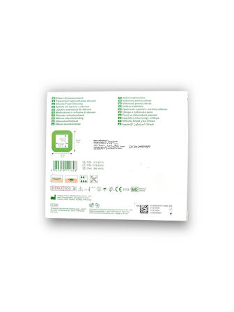 Suprasorb P Sensitive Border 5 Katmanlı Silikon Temaslı Yapışkan Kenarlı Köpük Yara Örtüsü 10 x 10 cm – Ref 139061 – 10 Adet (1 KUTU)
