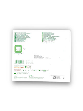 Suprasorb P Sensitive Border 5 Katmanlı Silikon Temaslı Yapışkan Kenarlı Köpük Yara Örtüsü 12,5 x 12,5 cm – Ref 139062 – 10 Adet (1 KUTU)