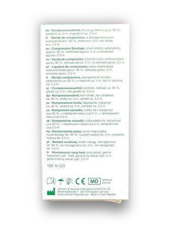 Rosidal K Kısa Gerilimli Kompresyon Bandajı 12 cm x 5 m – Ref 22203 – 1 Adet